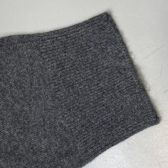 NEW THEORY Mens Sweater Grey Heather Size L Hilles Crewneck Long Sleeve Pullover - Picture 2 of 10